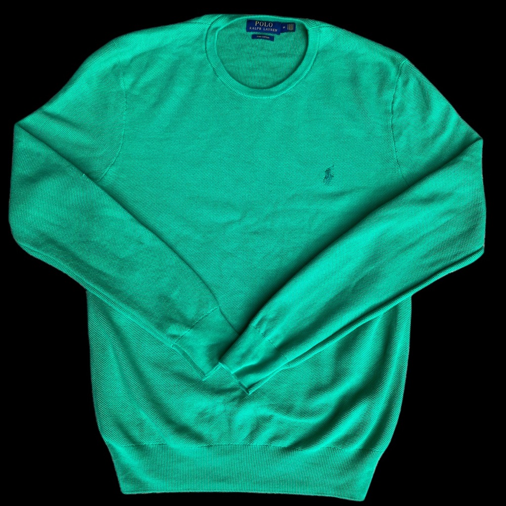 Polo Ralph Lauren Mesh-Knit Crewneck Sweater